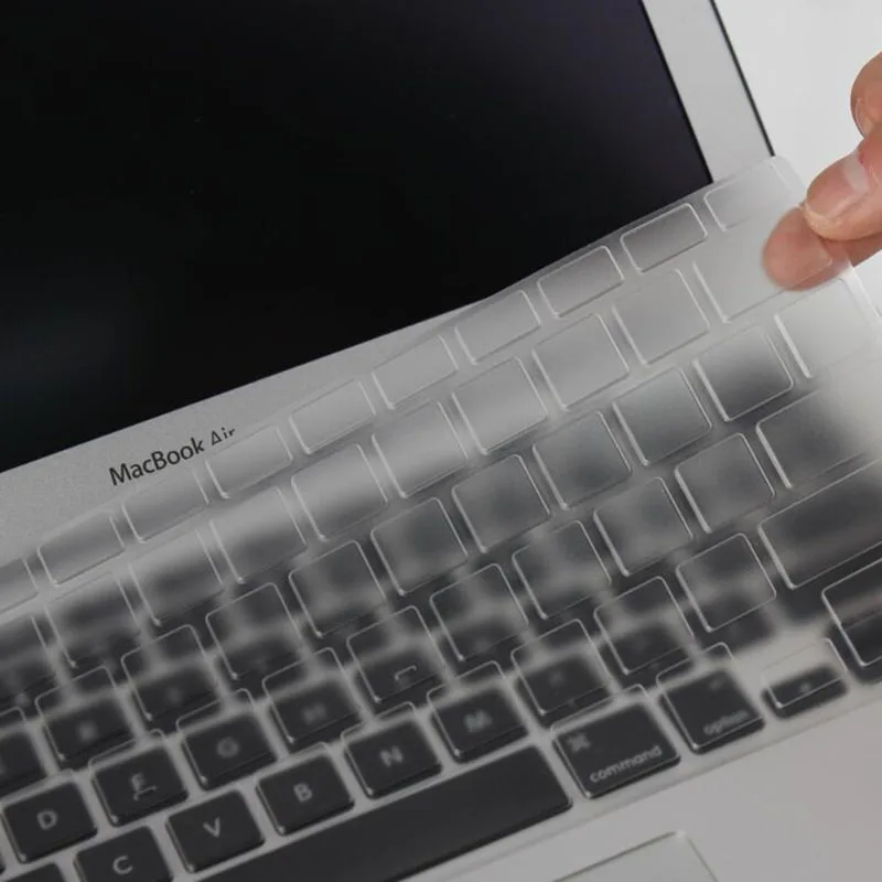 ТПУ чехол Клавиатура США аксессуары клавиатура защита для MacBook AIR PRO retina 11,6 12 13,3 15,4 17 дюймов Пылезащитный Водонепроницаемый