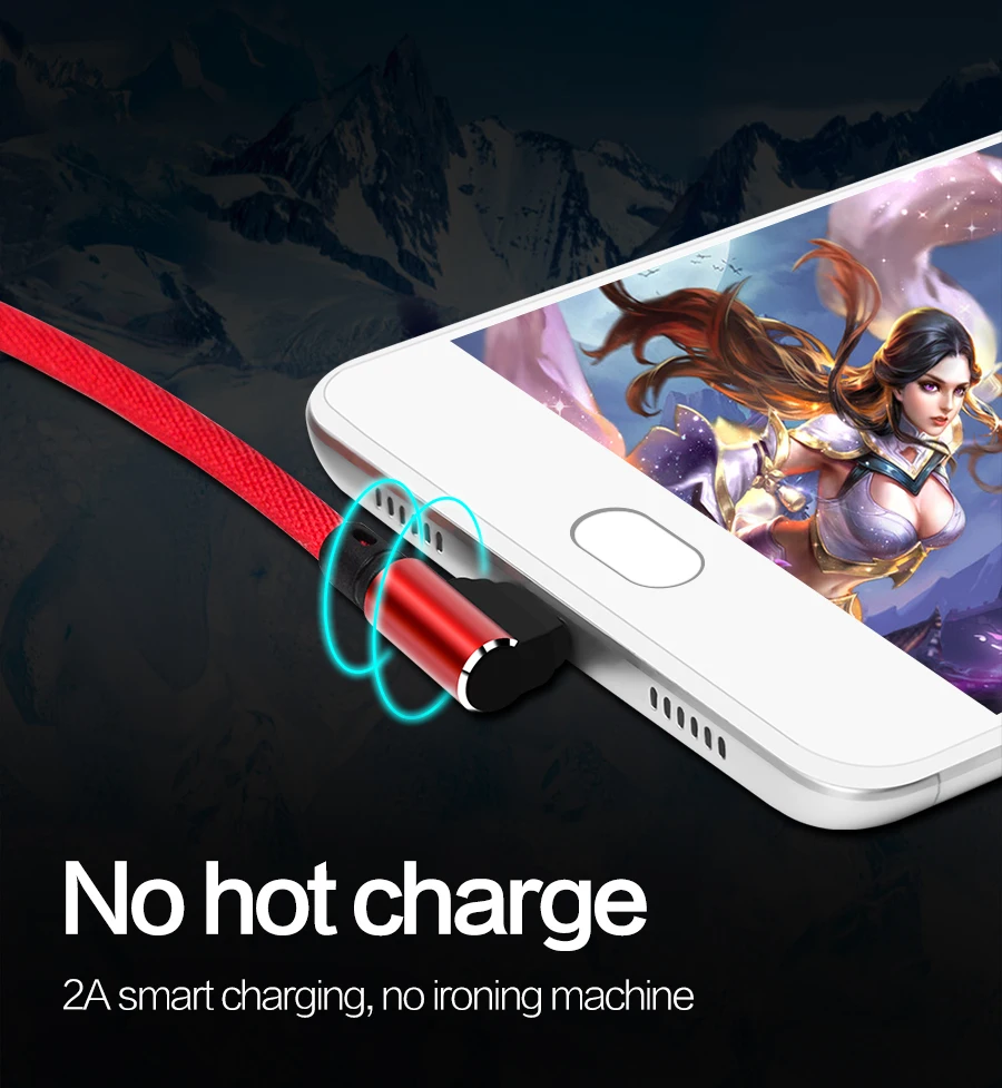 Кабель usb type C для samsung Galaxy A30 A40 A50 90 градусов Реверсивный плетеный кабель type-C для зарядки данных для Oneplus 7 Pro 6 6 T 5 T 5 T