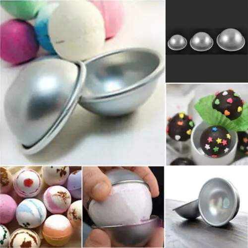 Алюминиевая форма для выпечки сделай сам 3D Шарики сфера баня бомба банка