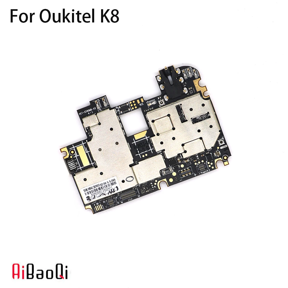 AiBaoQi плата 4G+ 64G Встроенная память гибкий кабель материнской платы доска для Oukitel K8 Android 8,0 MTK6750T Octa Core Телефон