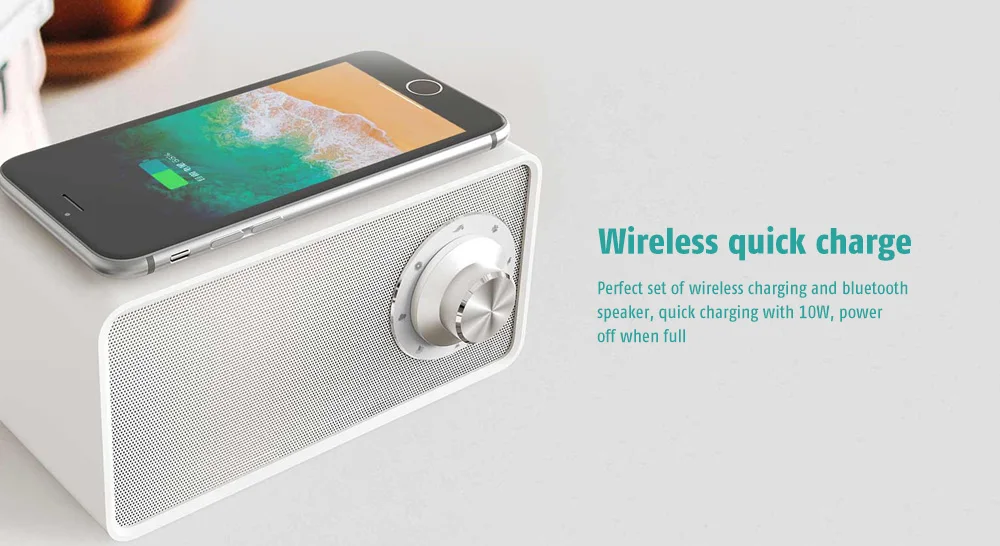 Xiaomi Mijia Qualitell, беспроводной Bluetooth динамик, Bluetooth 5,0, белый шум, 10 Вт, быстрая зарядка, 1800 мА/ч, портативный громкий динамик
