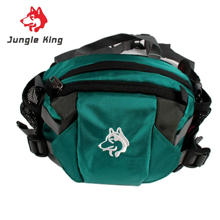 Jungle King  New high-quality genuine outdoor sports nylon purse printing 8L running personal high-end riding purse riding a bag