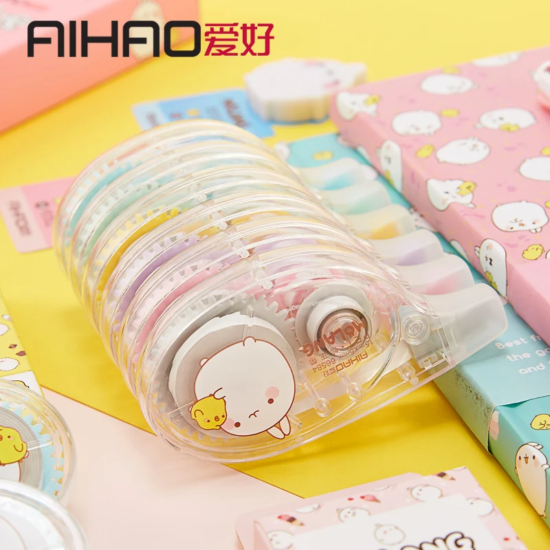 AIHAO волнистая лента для коррекции свежего воздуха с милыми студентами креативная