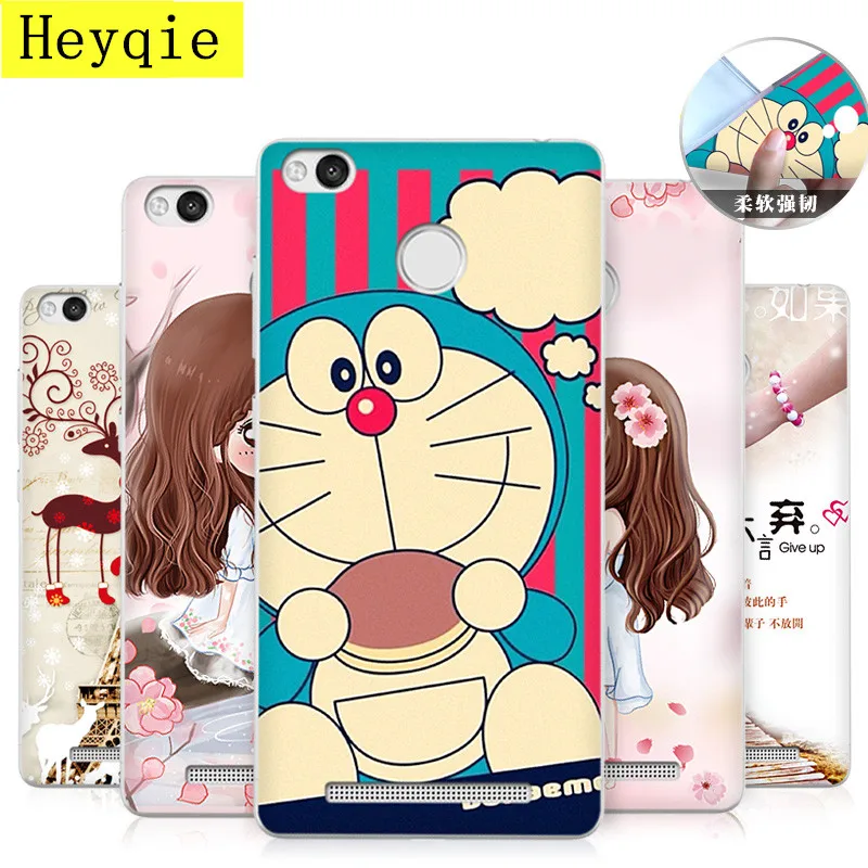 Для Xiaomi Redmi Note 3 Pro Случае Heyqie Мультфильм Окрашенные ТПУ Силиконовый Soft Phone Чехол 2 S