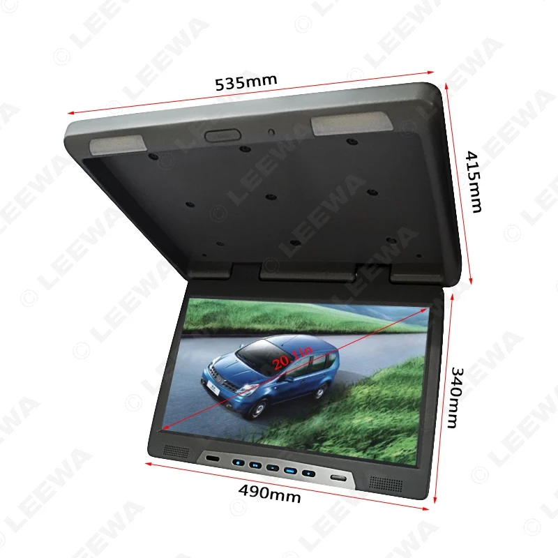 LEEWA 12V/24V 20 1 &quot20 дюймов кондиционная система ЖК-монитор для автобуса с