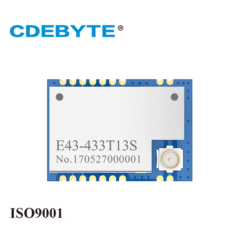 Беспроводной передатчик и приемник UART E43 433T13S МГц 20 МВт IPX Stamp 433 IoT uhf SMD|uart wireless|ipx