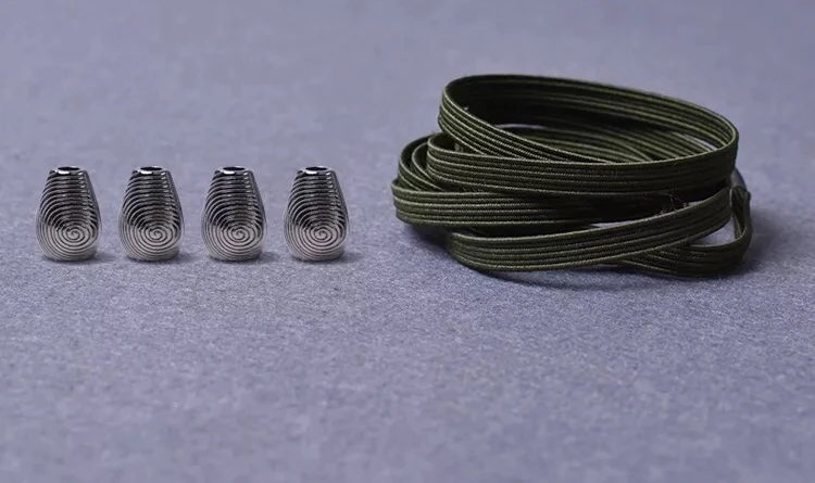 Army green Новые эластичные шнурки без завязок с металлической головкой для кроссовок для детей и взрослых, Удобные шнурки на плоской подошве 21 цвет - Цвет: Army green