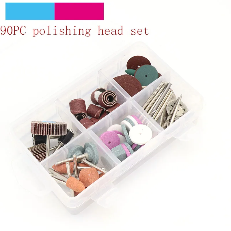 Электрическая Шлифовальная головка с хвостовиком 3 17 мм 90 шт. Вращающийся