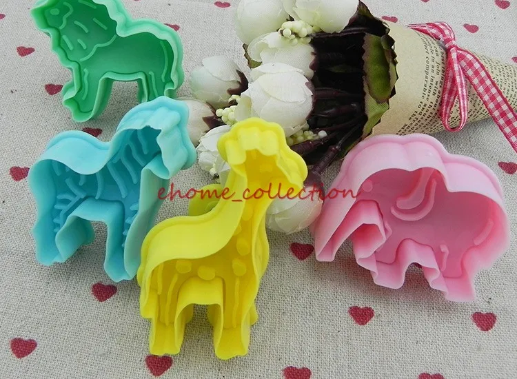 Мультяшная форма для выпечки печенья Милого Животного Льва жирафа в форме зебры