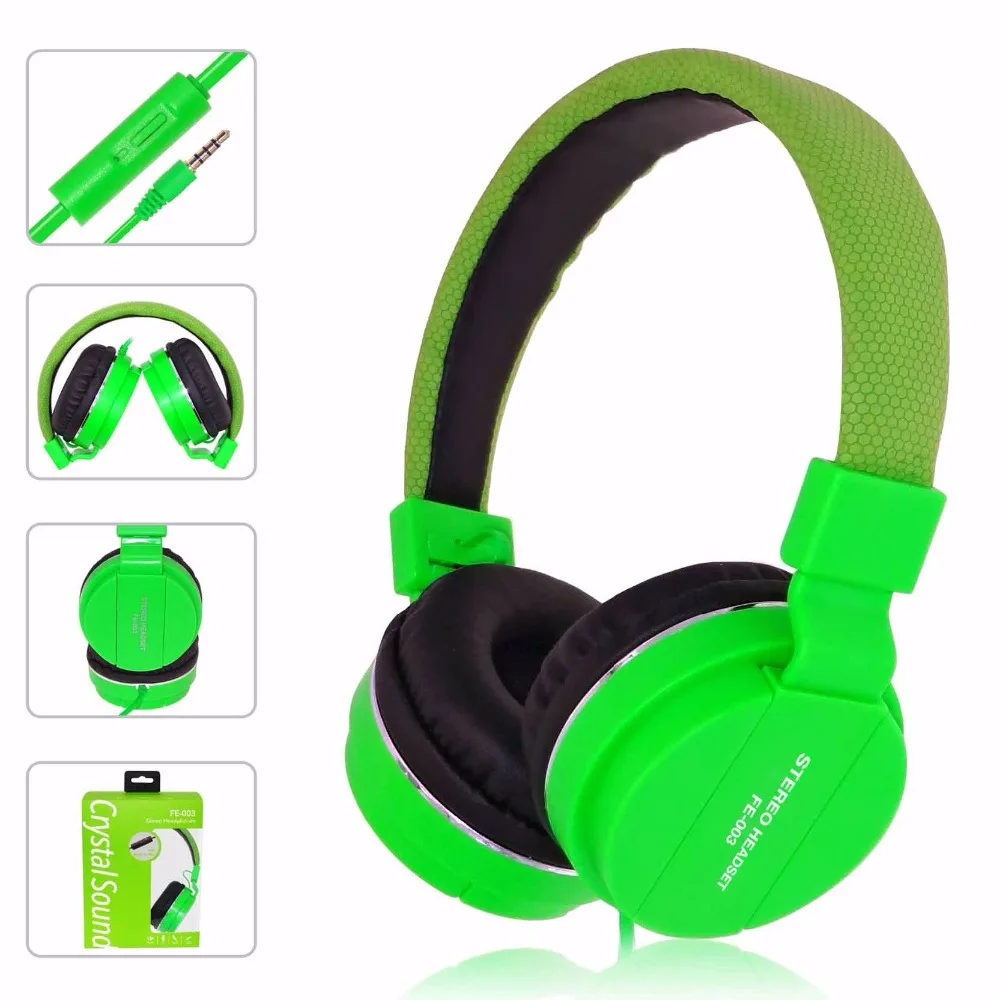 Fashion Colorful Headset Gaming Headphone With Microphone Wired Earphone for iPhone PC Smart Phones | Электроника