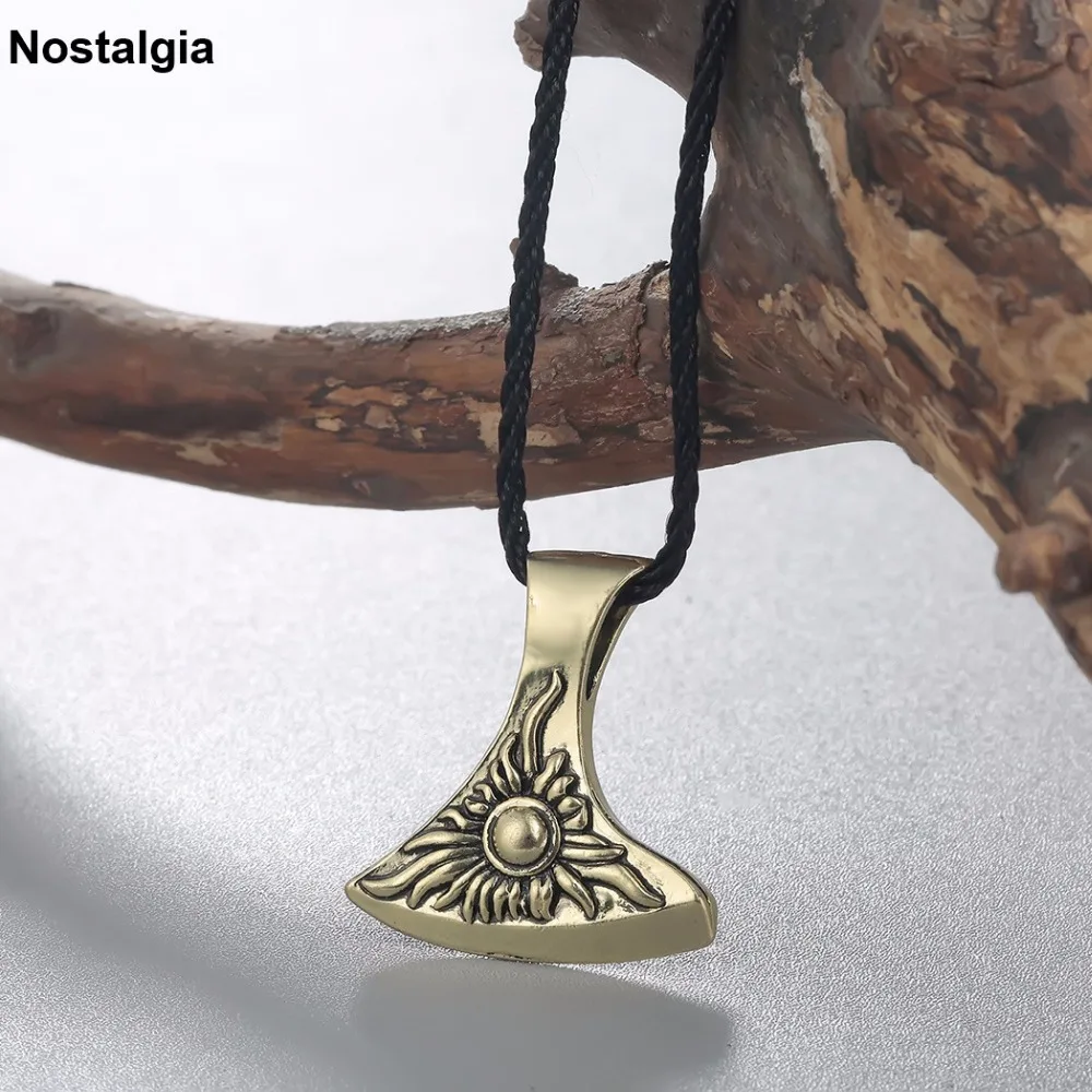 Славянский кулон ностальгия старинный топор амулет символ Wicca языческие