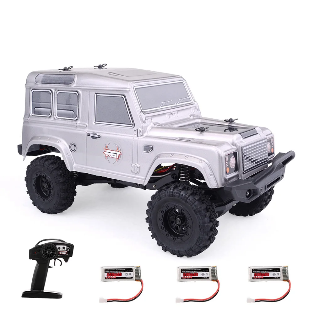 RGT RC автомобили 136240 1:24 Рок Гусеничный 2 4 г 4WD 15 км/ч внедорожный автомобиль багги с 3