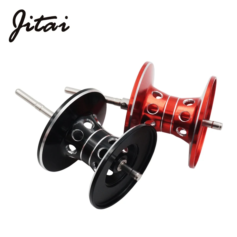 

JITAI Baitcasting Fishing Reel Spool V Shape CNC Machined Alumibum Oxidation Lightweight Magnetic Bait Casting Reel Replacement