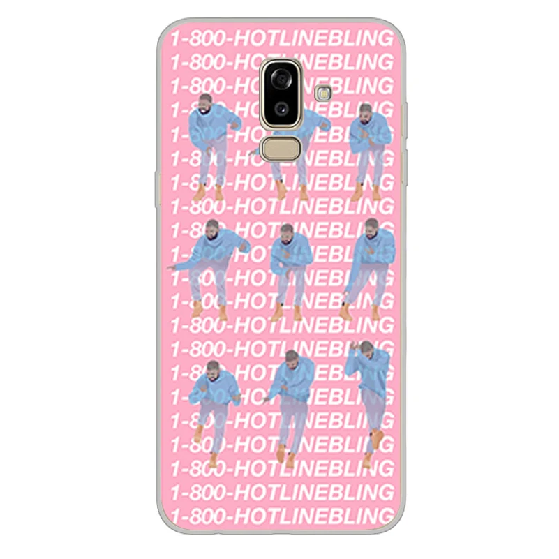 ciciber Phone Case for Samsung Galaxy J5 J6 J7 J8 Soft Back Cover J4 J3 J2 J1 Prime Core Plus 2016 2017 2018 Drake |