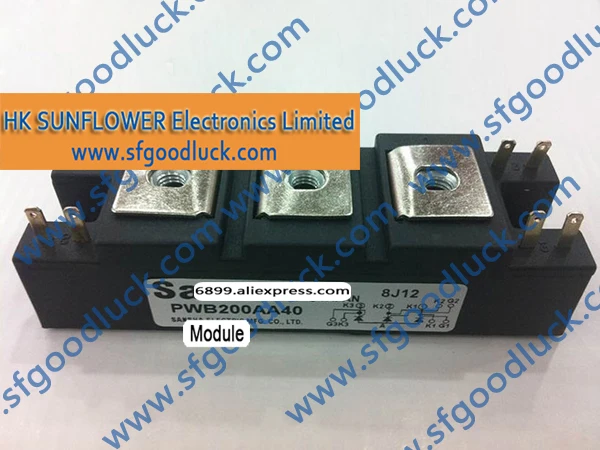 Тиристорный модуль PWB200AA40 400 В 280 А масса: г|thyristor|massmodule |
