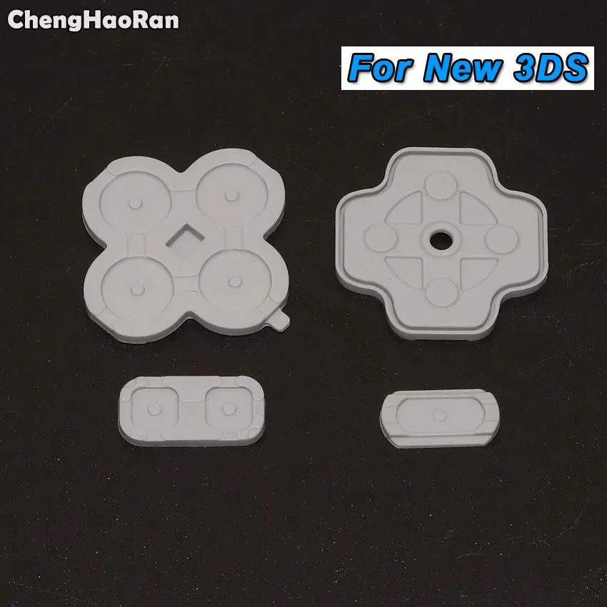 ChengHaoRan для нового 3DS XL LL Siliconce Токопроводящая Резина Кнопка тормозных колодок