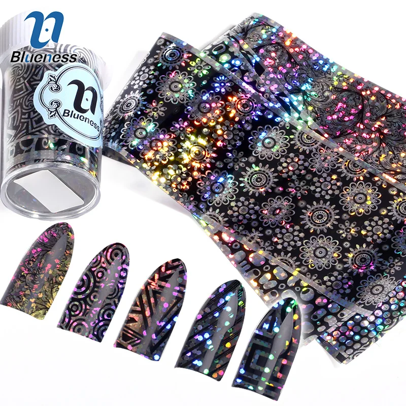 Синева 16rolls 4*20 см Pattern Mix Дизайн Гвозди Наклейки цветы Аксессуары Интимные