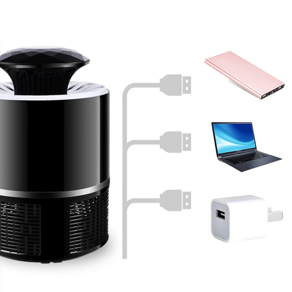 Электронный Крытый USB москитный убийца лампа светодиодный анти ловушка для