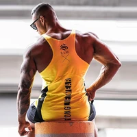 brand clothing workout vest gyms back tank top men bodybuilding sleeveless do the work muscle tank top size m xxl