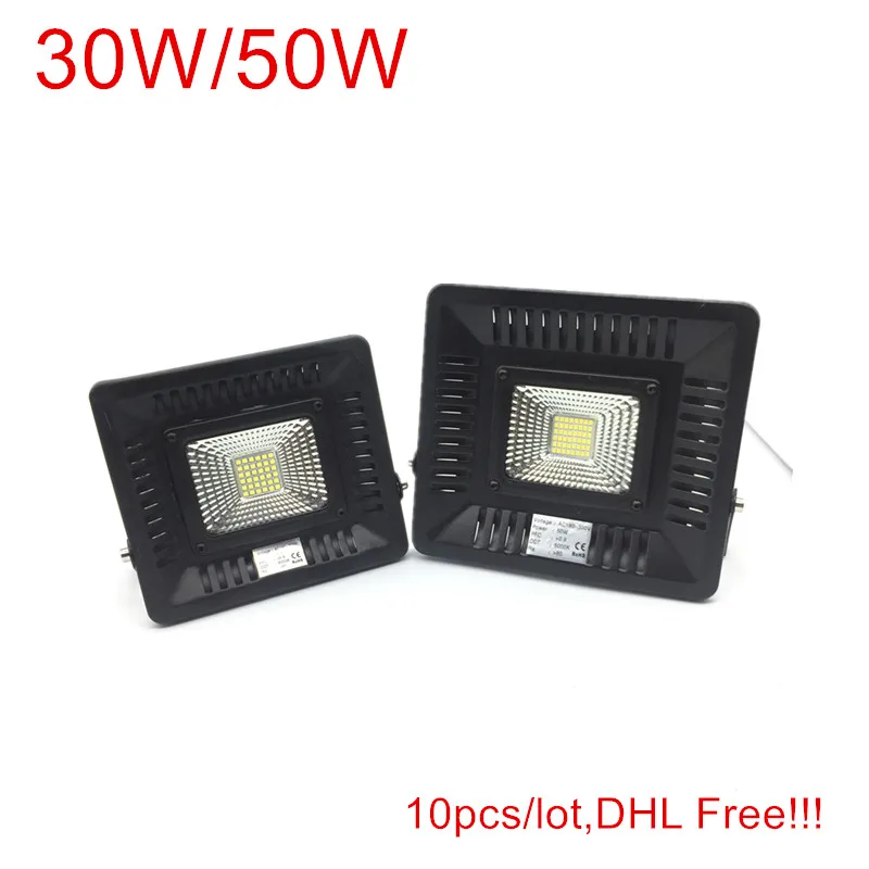 

New Arrival LED FloodLight 30W 50W IP65 Waterproof Smart IC LED Flood Light Spotlight Outdoor Wall Lamp DHL Free ship