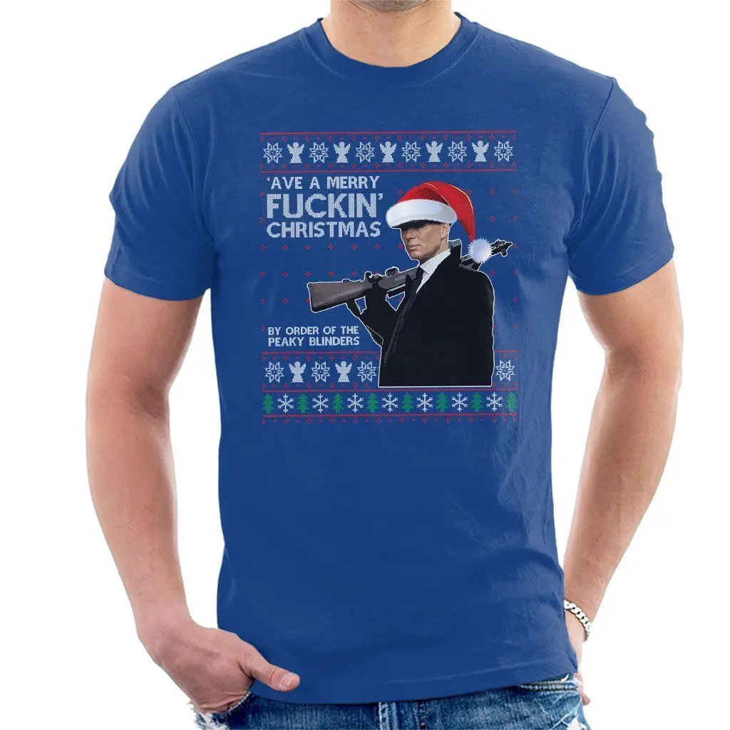 Рождественский заказ Рождественская Мужская футболка с принтом S/M/L/XL/XXL коротким