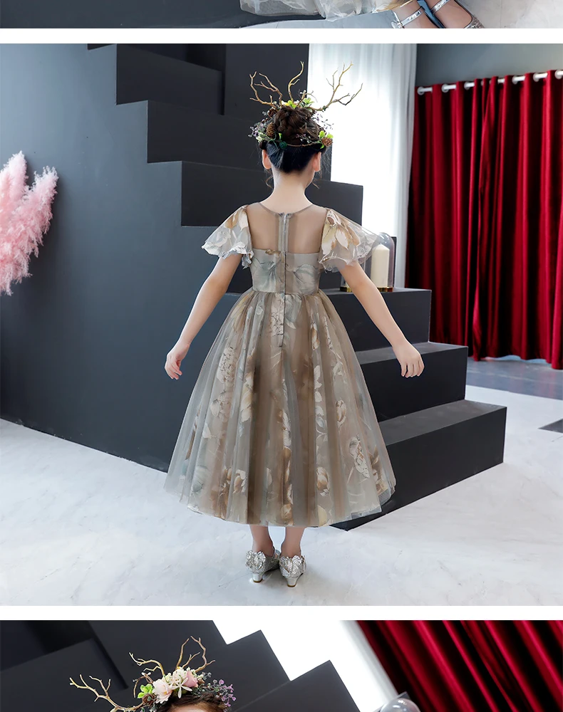 Children Princess Dresses Flower 4 Year Vestidos Meninas Festa Summer | Детская одежда и обувь