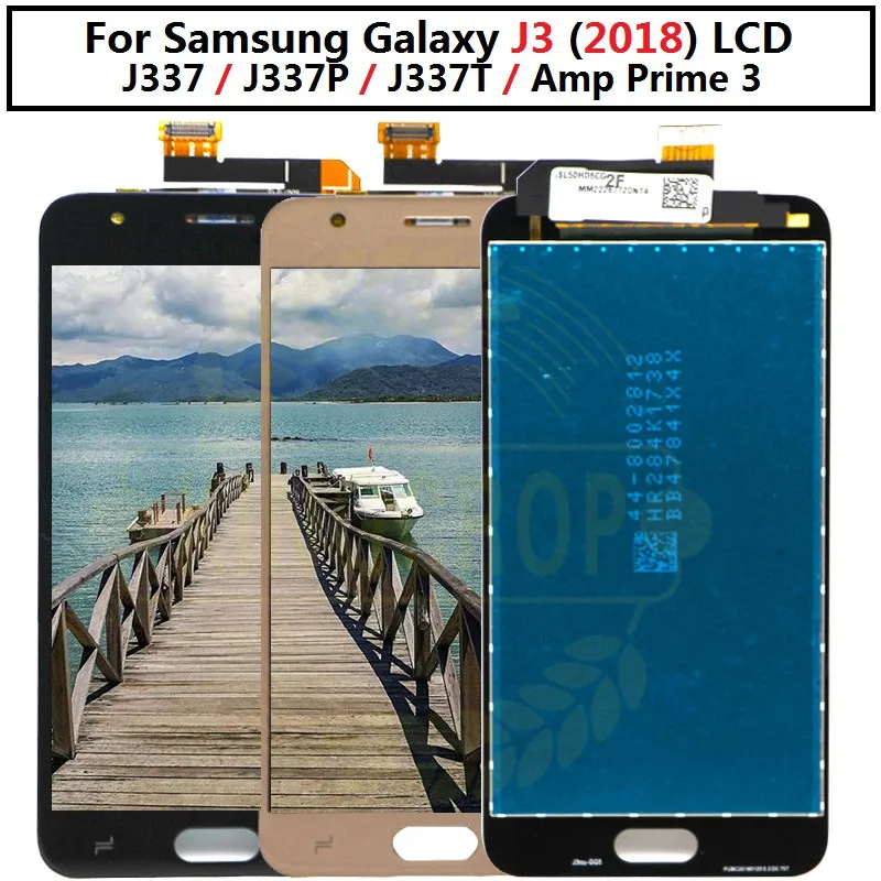 ЖК-дисплей с сенсорным экраном в сборе для Samsung Galaxy J3 2018 J337 J337P J337T сменный