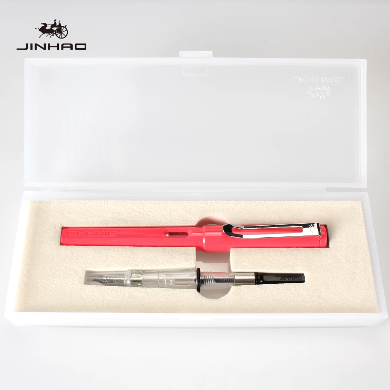 Jinhao 599a Подарочная авторучка, роскошная ручка Iraurita для каллиграфии Dolma Kalem Pluma Fuente Caneta Tinteiro 0,38 мм и 0,5 мм, чернильная ручка