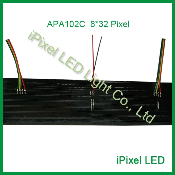 5v Адресуемая apa102 8x32 светодиодная Пиксельная матрица | Лампы и освещение