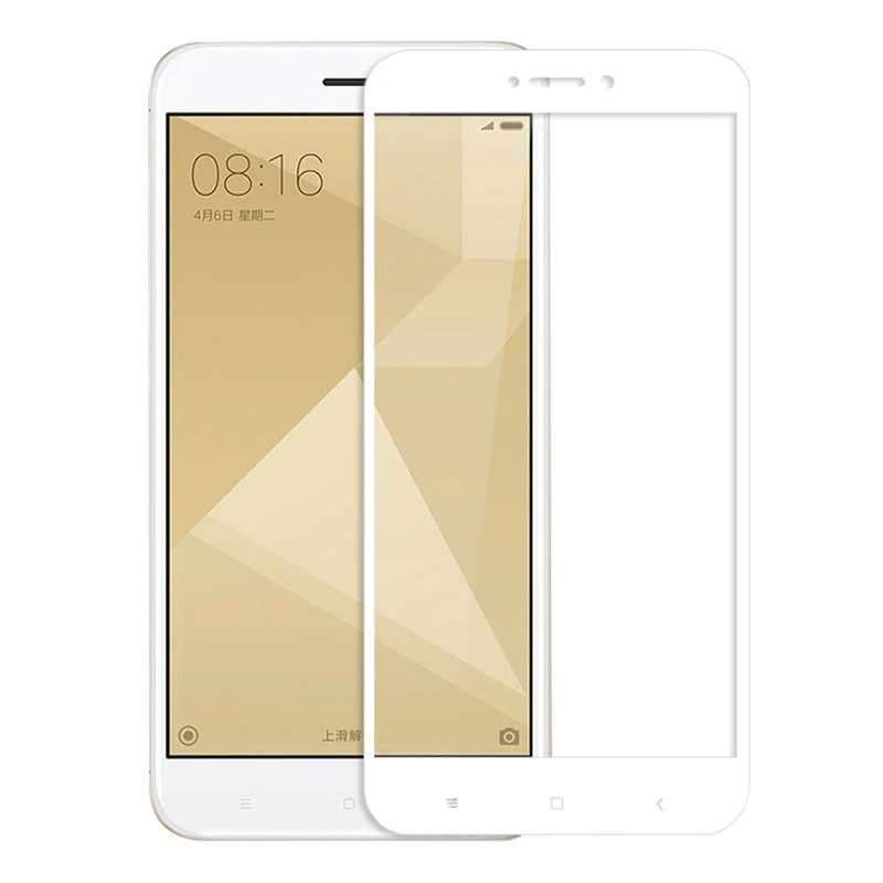 Wangcangli полное покрытие экрана протектор для Xiaomi Redmi 4X Стекло на закаленное стекло