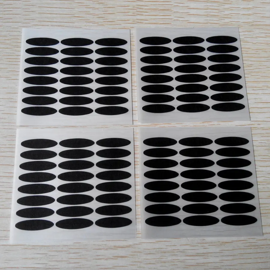 Bittb 72Pairs Black Magic Eyeliner Tape Large Size Oval Eyeline Paste Dual-Eyelid Eyeshadow Hidden Double Eyelid Stickers | Красота и