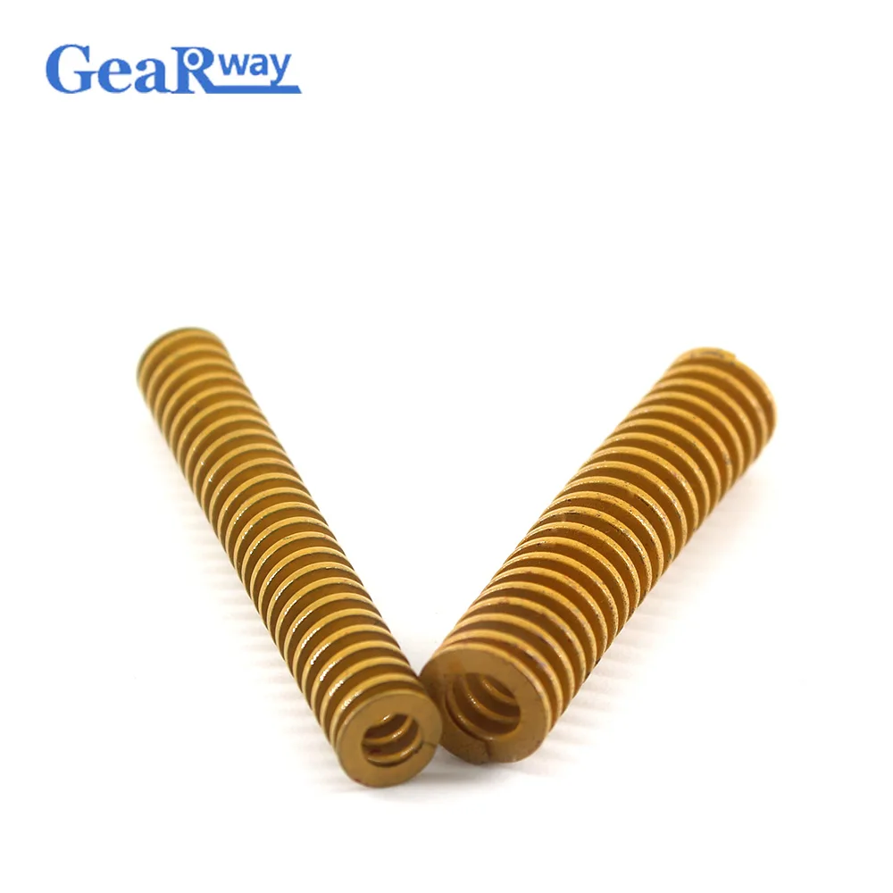 

Gearway Yellow Die Spring 58% Compression Ratio Mold Spring TF20x60/20x65/20x95/20x100mm Mould Die Compression Spring