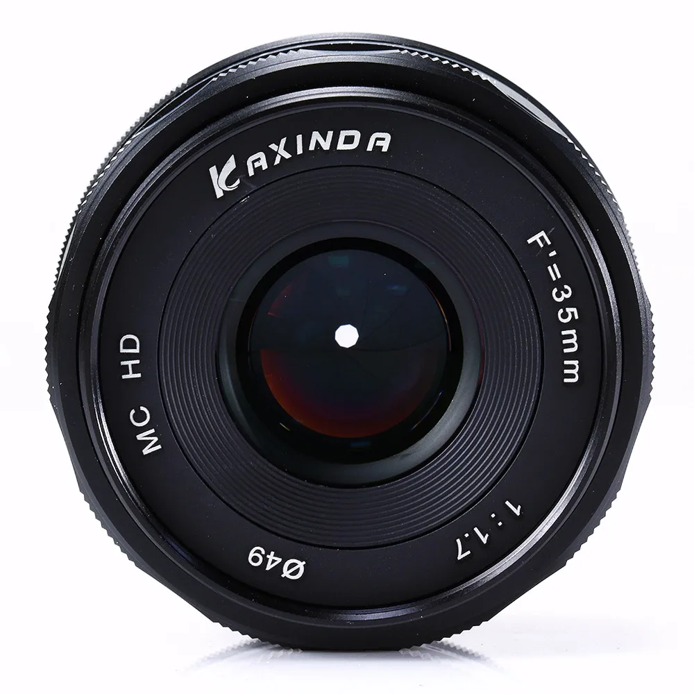 Kaxinda 35 мм F/1 7 APS C ручной фиксированный объектив для Olympus Panasonic Micro 4/3 M4/3 MFT крепление