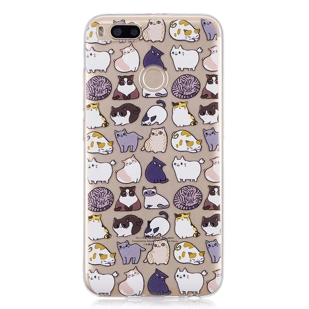 Cover For Xiaomi Redmi 6 5 4A 4X Note 3 4 Case Cute TPU Silicone Slim Panda Flower Back Animal 6X 5X MAX 2 Coque |
