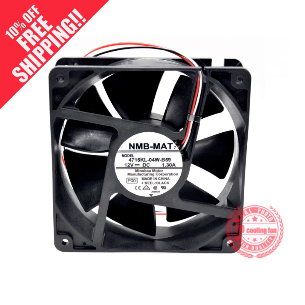 Новый NMB MAT 4715KL 04W B59 DC12V 12038 частота 1.3A Вентилятор охлаждения| |