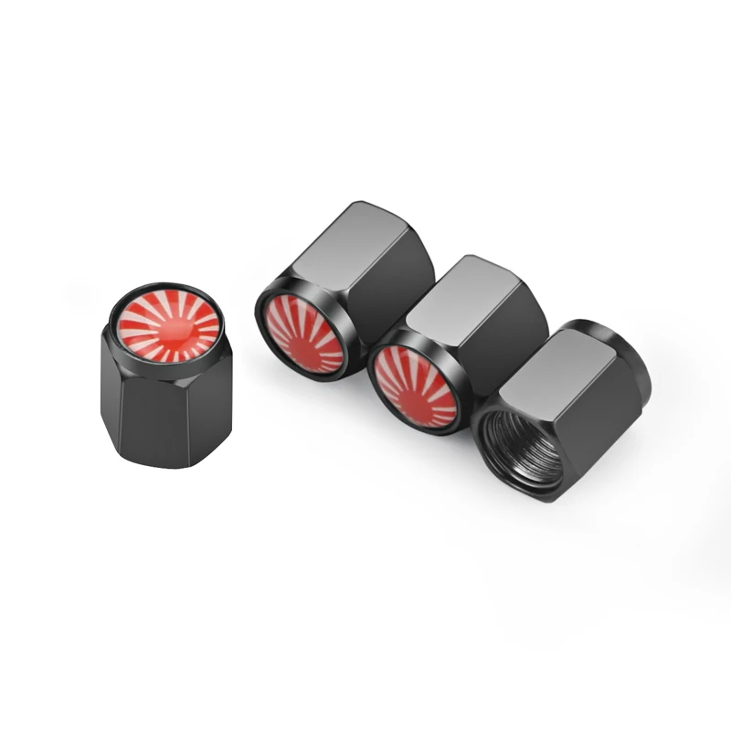 Стайлинг автомобиля 4 шт. автомобильные колпачки эмблемы чехол для флага Japen