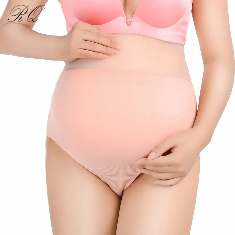 RQ Фирменная Новинка Мода Беременность Трусики с высокой талией Нижнее Бельё для