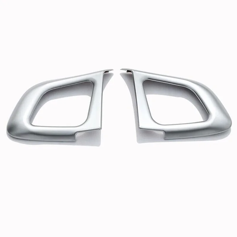 2 шт. автомобильные хромированные кнопки на руль для Land Rover Range Evoque 2012 2018|Лепнина