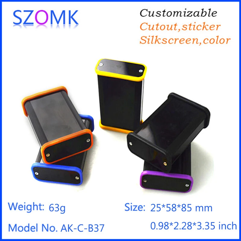 10 шт. алюминиевые чехлы с силиконовым кольцом 25*58*85 мм|extrusion|box favorbox |