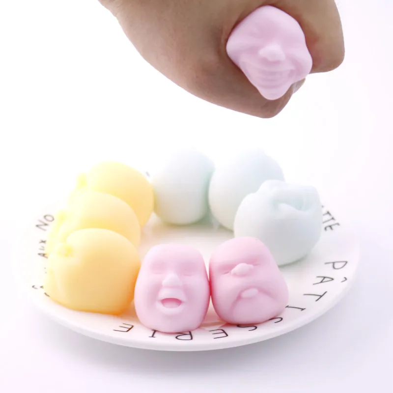 Антистресс сжимающее лицо вентиляционный шар человеческая эмоция мяч