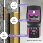 Сканеры стен, железные металлы и цветные металлы, медь, дерево, кабель переменного тока, мигающий светильник индикатор и звуковой сигнал, фотодетектор металла