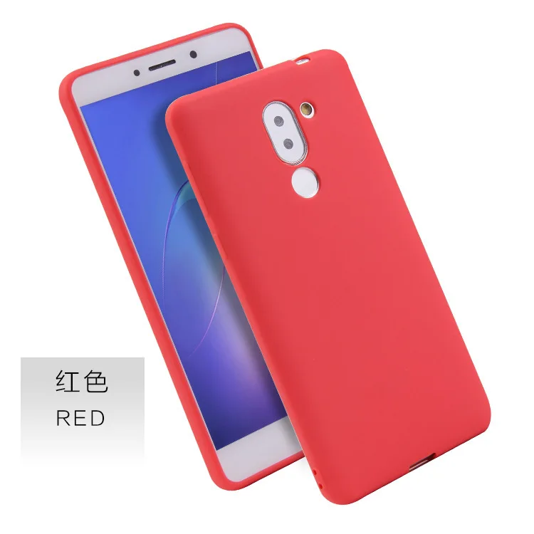 Silicone phone case for huawei honor6X cover candy color soft tpu capa honor 6X matte coque |