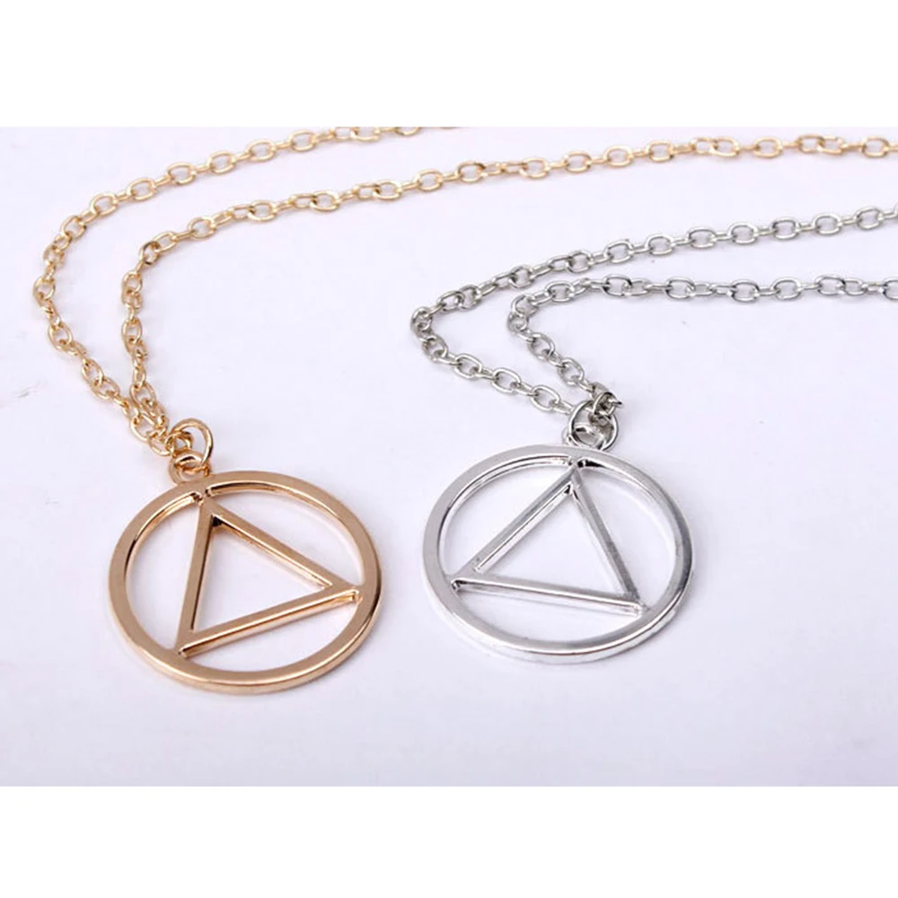 

New Fashion The Best Eminem RAPPER Grammy Titanium Steel Chain Pop Pendant Necklace Triangle Geometric Shape Necklace