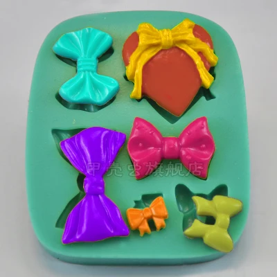Мини-формы для бантов силиконовые формы украшения тортов моделирование торта |