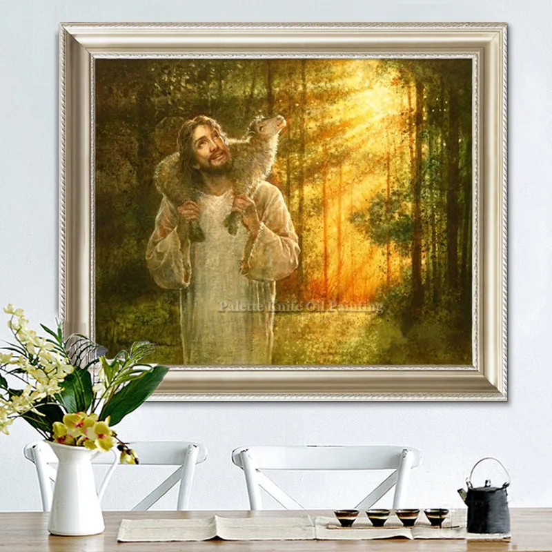 Картина маслом на холсте с принтом Jesus Christ настенные художественные фотографии