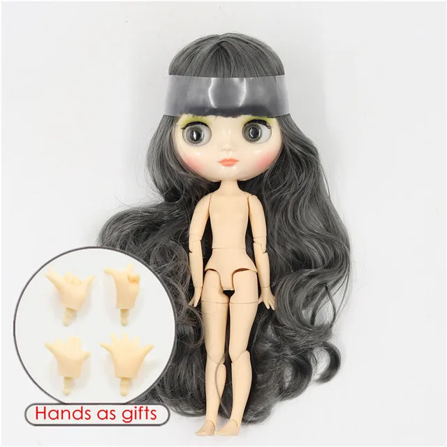 Фабрика blyth middie кукла 1/8 bjd 20 см блестящее лицо шарнирное тело милая игрушка подарок для девочки - Цвет: shiny face M