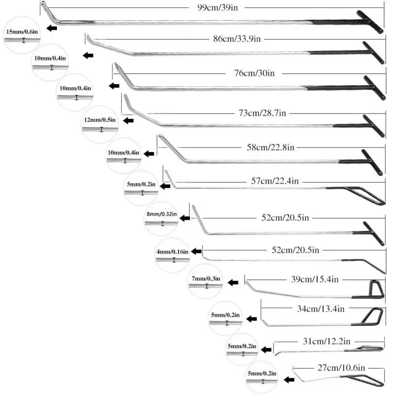 Супер PDR инструменты для удаления вмятин набор инструментов ремонта