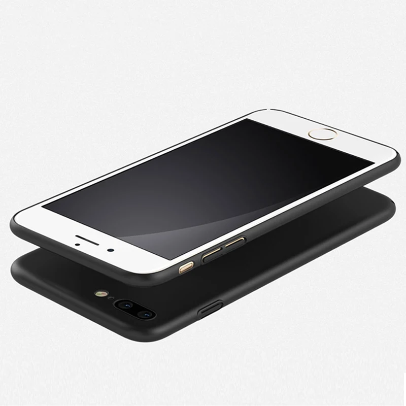 Матовый гладкий Чехол для телефона Apple iPhone 6S 7 6 8 Plus X 5 S 5S SE Ультратонкий защитный
