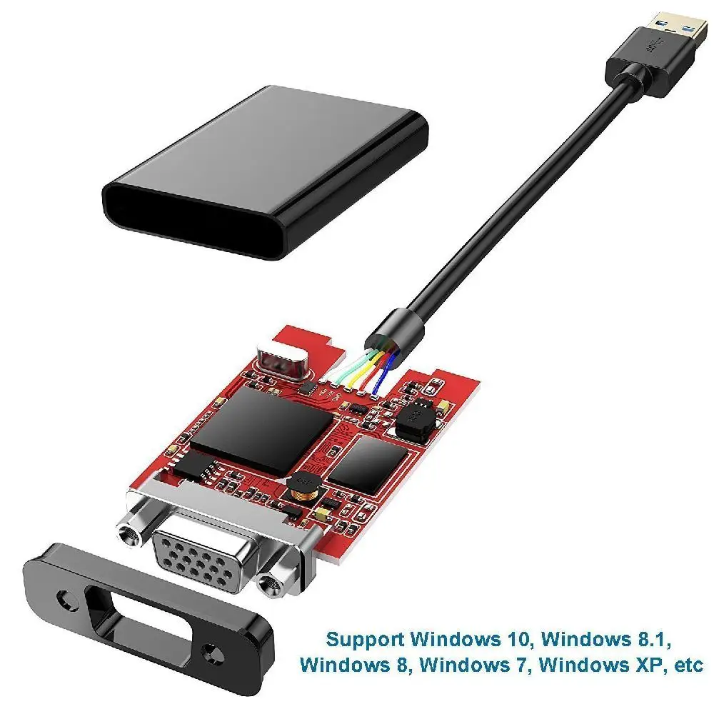 USB к Vga 3 0 VGA адаптер видео Графическая карта дисплей внешний кабель для ПК
