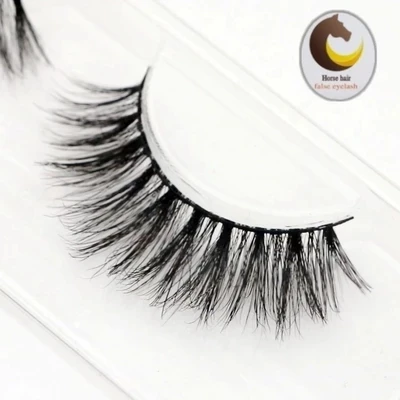 Hot sale High-grade cross longest fake eyelashes 3D multilayer messy horse mink false eyelash fit for smoky eyes makeup tool | Красота и